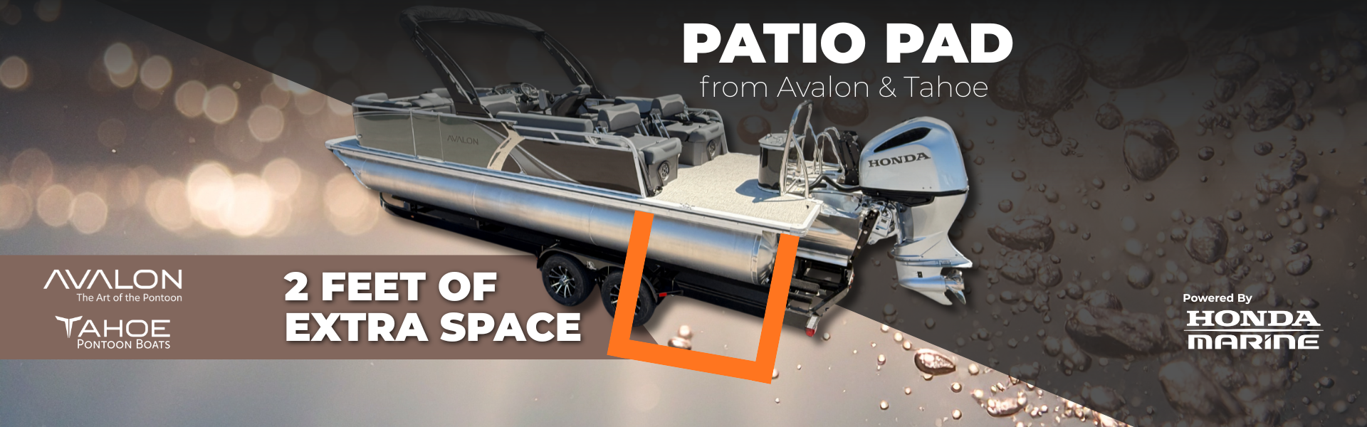 Tahoe & Avalon Patio Pads Powered By Honda Marine
