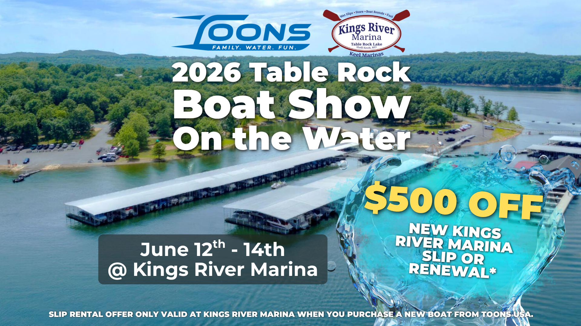 Read more about the article 2026 Toons Table Rock Boat Show on the Water