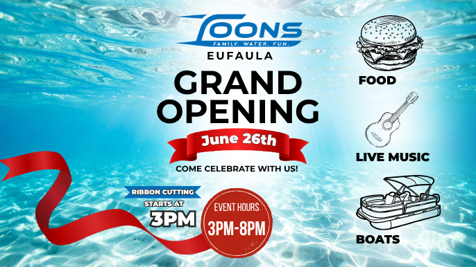 Read more about the article Toons Eufaula GRAND OPENING Event