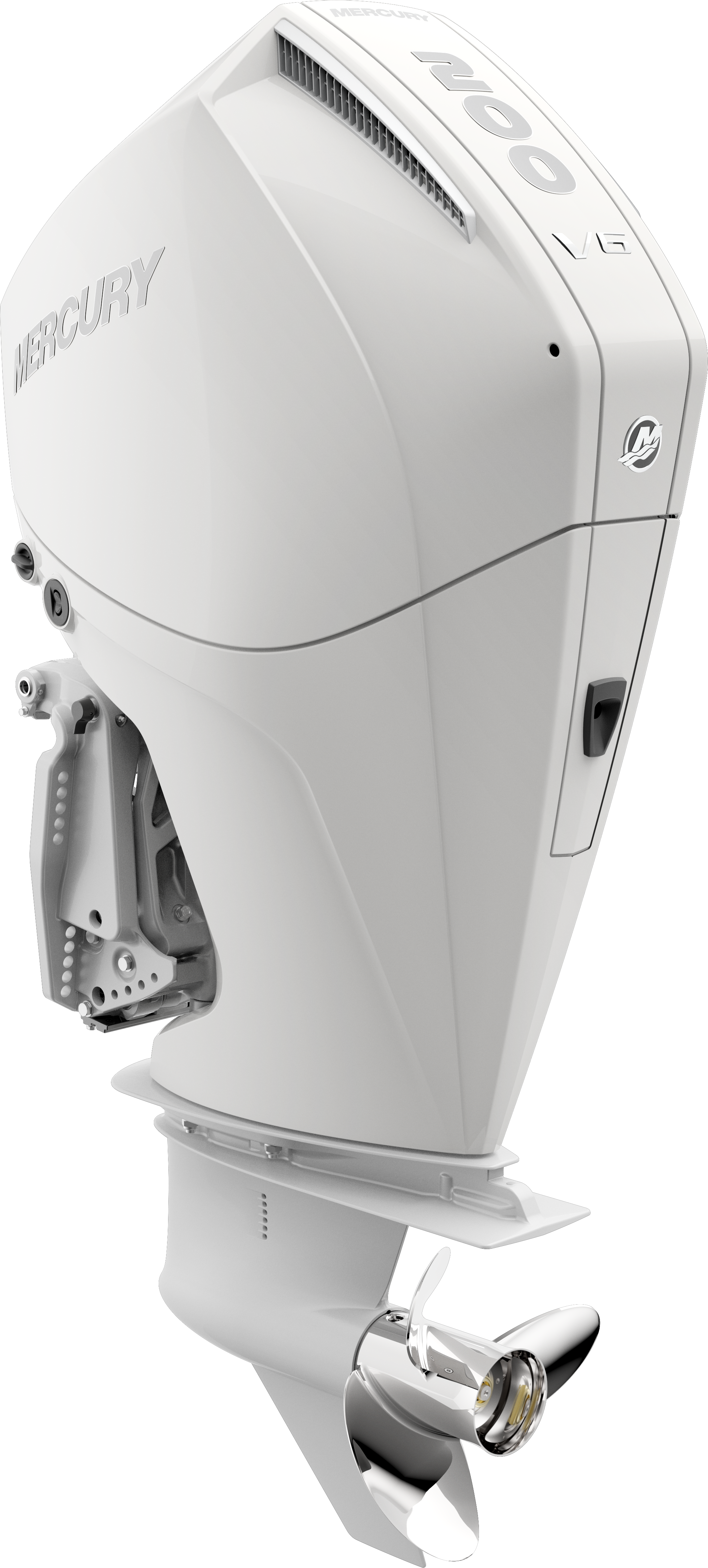 2026 Mercury 200 L WARM FUSION WHITE 4 STROKE 4.8" 1.85 Motor
