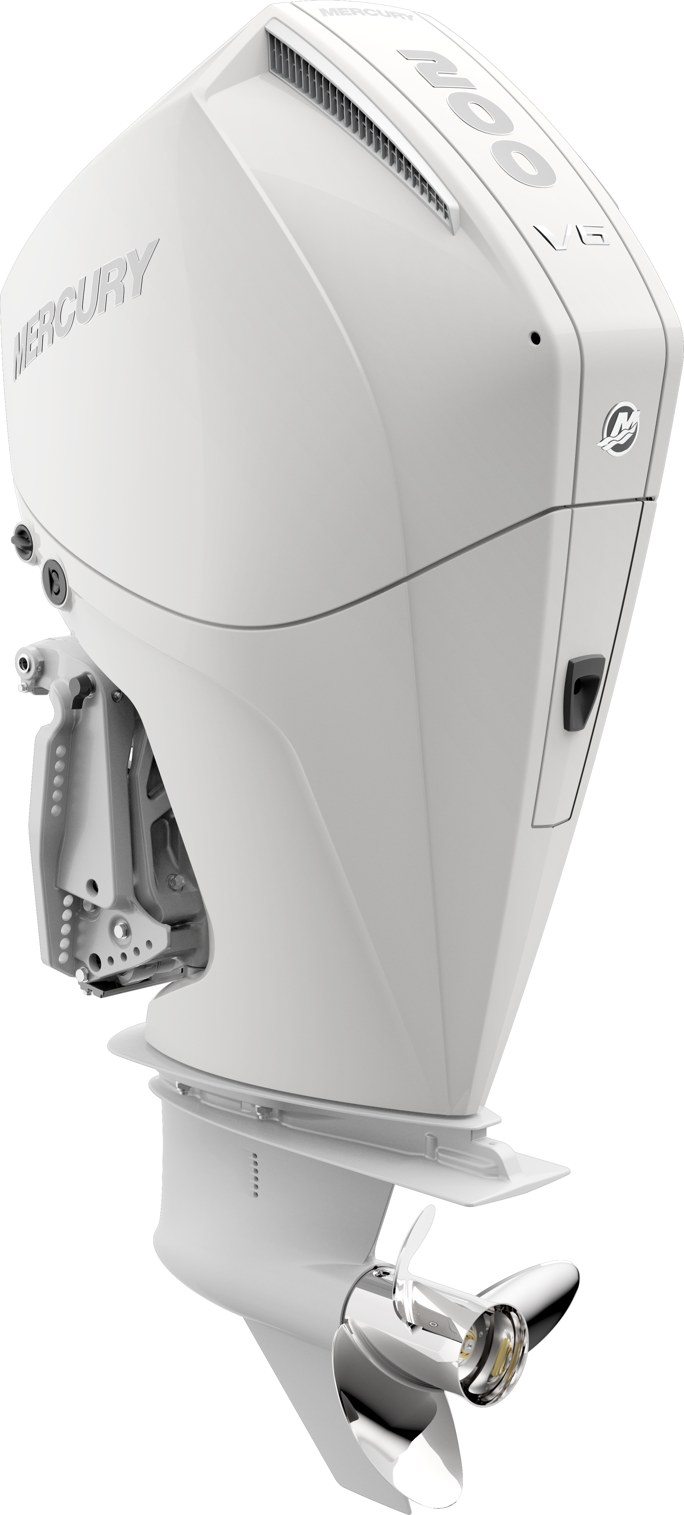 2027 Mercury 200 L WARM FUSION WHITE 4 STROKE 4.8" 1.85 Motor